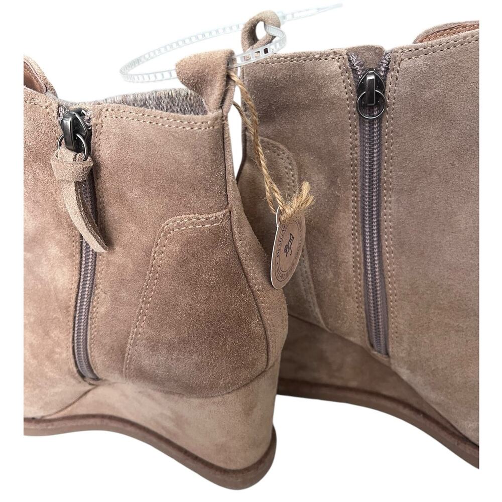 Sofft MONICA Suede Ankle Wedge Bootie Waterproof Boots | Sz 9, Barley Tan *READ* - Picture 10 of 10